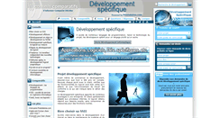 Desktop Screenshot of developpement-specifique.prestataires.com